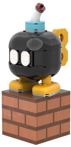 Zorwlodc Jeu de Construction Mario Bomb pour Super Mario, 430 pièces Jeu de Construction Mario Bomberman, Compatible avec Lego 71426 Piranha Plant
