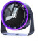 Wall Mounted Desktop Fan With 7 Blade Turbo Design, Power Wall Air Turbine Fan With Touch Screen Control Advanced Air Circulation(Grey 100 speed)