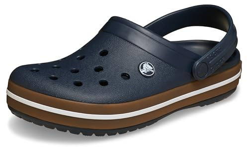 Crocs Unisex-Adult Crocband Clog, Navy Gum, 9 Women/7 Men