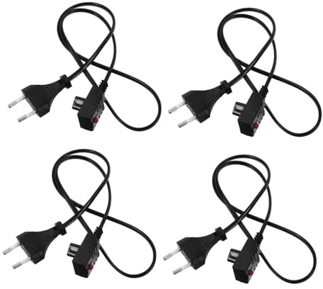 VERDANVERSE 4 Stück Wiederaufladbares Wärmflaschenladegerät Ladekabel Für Tasche Thermowasserflaschenkabel Netzkabel Ersatz Wärmflaschen Adapter Wasserbeutel Adapter Netzkabel Für