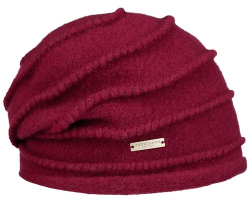 Seeberger Uni Headsock Walkmütze Wollmütze Damenmütze Wintermütze Damen - Herbst-Winter Winter