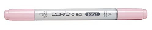 COPIC Ciao Marker Typ RV - 21, Light Pink, vielseitiger Layoutmarker, mit einer mittelbreiten und einer Brush-Spitze