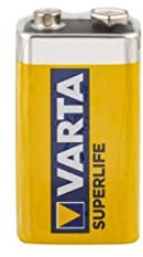 VARTA Batterie, SUPERLIFE, 9V-Block, VARTA
