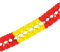 PARTY DISCOUNT Girlande Spanien rot-gelb, 400 cm