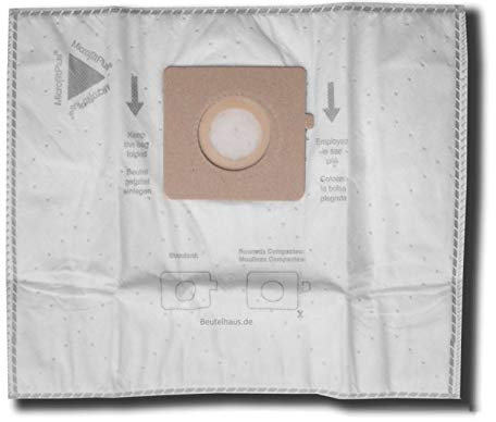 Pack de 10 sacs aspirateur pour Rowenta Compacteo RO1717, RO1733, RO1755, RO1767, RO1783, RO1795; Power Space RO2121, RO2123, RO2125, RO2321 EA, RO2335 EA; City Space RO2423, RO2441, RO2451 WA, Compacteo Ergo RO5223, RO5227, RO5255, RO5265 EA, RO5271, RO5273; Compacteo Ergo Eco, RO5295 Animal Care (Rowenta, Moulinex Orig. ZR0039), Bluesky AP1300, BVC1600, BVC1609 HP, BVC2000