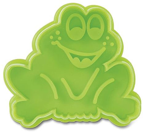 Staedter Grenouille gaufrage Emporte-pièce avec éjecteur, Vert, 5.5 cm