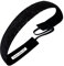 Sweaty Bands Viva Diva Fitness-Stirnband, 2,5 cm, samtig gefüttert, schwarz, 001-10-0049-12