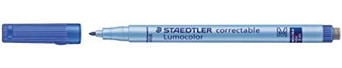 Folienstift Lumocolor 1mm blau STAEDTLER 305 M-3 correctabl VE=10(Liefermenge=10)