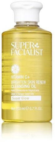 Super Facialist Face Cleansing Oil – Facial Wash & Waterproof Makeup Remover with Vitamin C, Gentle Cleanser Oil for Women, Suitable for All Skin Types 200ml