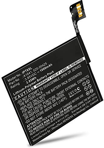 subtel, Akku für mp3 Player kompatibel mit Apple iPod 6 Gen. (Touch) - A1574, 7.1, A1641 (3.85V, 1000mAh)