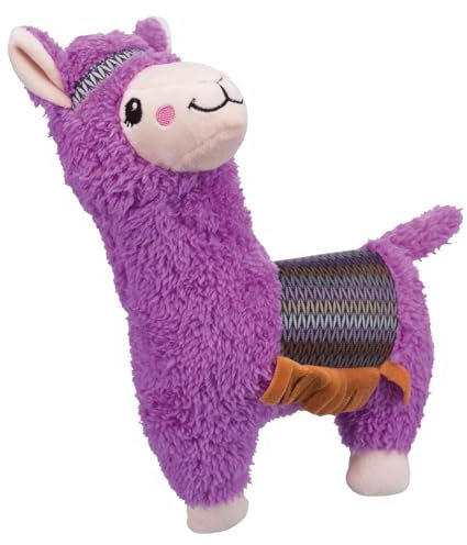 TRIXIE Alpaka Hundespielzeug, assorted color 31 cm, 35899, Plüsch, mit Stimme, bei 30° waschbar