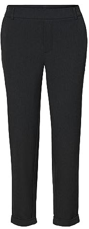 Vero Moda Femme Vmmaya Mr Loose Solid Pant Noos Pantalons , Gris (Dark Grey Mélange Dark Grey Mélange),XS / 32L