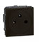 Legrand 079121L Mosaic Prise de Courant 2P+T Surface, 2 Modules avec Connexion par Bornes Automatiques, Noir Mat