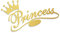 Decus Prinzessin Krone L 0285 (Gold metallic) // Sticker OEM JDM Style Aufkleber