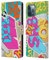 Head Case Designs Skate Or Die Sticker Happy - New Leder-Wallet-Hülle Kompatibel mit Apple iPhone 12 Pro Max