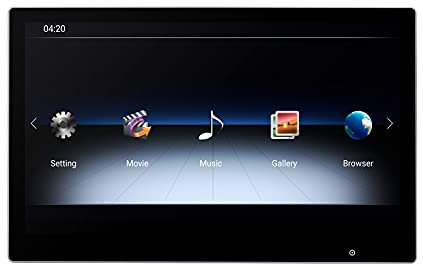 XTRONS 12.5 Car Headrest Android 10.0 Octa-Core 2+16GB Car Video Player Auto-Dimming Built-in Speaker WiFi with 1080P FHD Touch Screen support 2K Video USB/TF Card/AV/HDMI IR/Bluetooth Audio Output