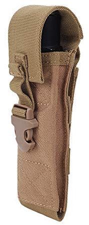 Flashlight Holder,1000D Tactical Flashlight Holster Molle Torch Carry Case for Camping Hiking Hunting Torch 1.9X9(Diam *Length)
