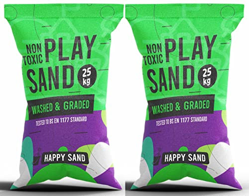 2 x Children's Toy Pit Play Sand Non Clothes Staining 25 kg No Mess Playpit
