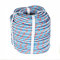 RainMan S 1/2x100 Feet Double Braid Polyester Rope, 16-Strand Polyester Arborist Rigging Rope Outdoor Climbing Rope Multipurpose Bull Rope on Your Farm, Boat, Ranch, Red/White/Blue