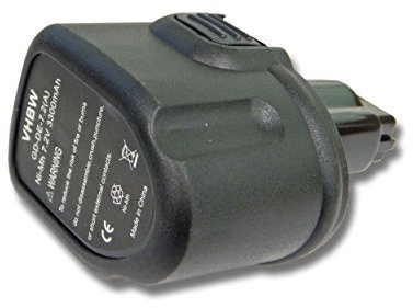 vhbw batteria sostituisce DeWalt DE9085, DW9057 per attrezzi da lavoro (3300 mAh, NiMH, 7,2 V)