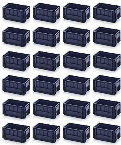 24x R-KLT Behälter 30 x 20 x 14,7 * Kleinladungsträger blau 30x20x14 Eurobehälter Industrie KLT 3215