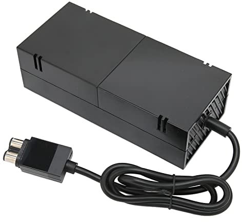 Elprico Adaptador de Corriente de Consola de Juegos para Xbox One, Adaptador de Fuente de Alimentación de Repuesto para Consola de Juegos Xbox One(#1)
