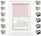 Thermo Rollos für Fenster - Modische Pastellfarbe Rollo - Stilvolle Thermo Jalousie - Fensterrollo Innen - Schnelle Selbstmontage (Rosa,110x215 cm (Stoffbreite: 106))