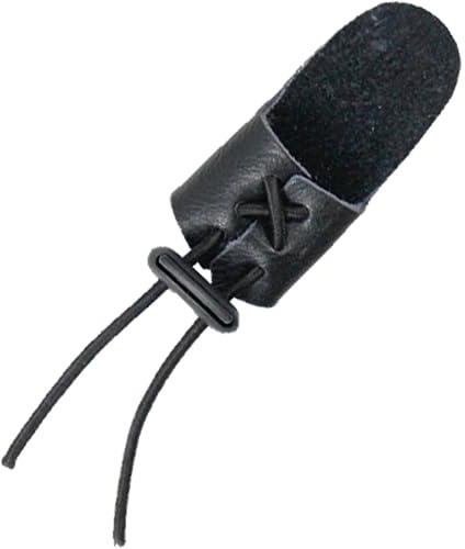 Wudaizhi 1pc Bogenschießen Finger Tab Kuh Leder Finger Wache Langbogen Recurve Bow Shooting Daumenring Schutzausrüstung Für Outdoor -jagdzubehör