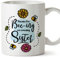 MUGFFINS Tazas para HERMANA - En Inglés - Thanks For Beeing Amazing - 11 oz / 330 ml - Regalo original y divertido
