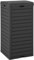 COSTWAY Mülleimer mit Deckel, 118 L, Mülltonne Abfalltonne Garten, mit ausziehbarer Flüssigkeitsschale & Griff, wasserdichter Müllbehälter Outdoor, für Veranda, Hinterhof, Terrasse (1 Pack-Schwarz)