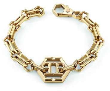 Philipp Plein Herren-Armband Edelstahl, recycelt One Size, Gelbgold 32026368