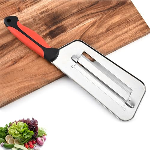 Nmkeqlos Affettatrice per cavoli, taglierina per cavoli - Trituratore trituratore di Cavolo a Doppio Strato per Uso Alimentare,Affettatrice ergonomica per cipolle, cetrioli, Carote, Gadget da Cucina