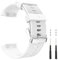 Bracelet Compatible avec Garmin Forerunner 35/30, Bracelets de Remplacement en Silicone pour Garmin Approach S10 avec 6 Vises et 2 Tournevis (Blanc)
