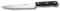 Keroppa Cuchillo Verdulero Domestic Black, Cuchillo para Cortar Verduras, Fruta, Acero Inoxidable, Uso Doméstico, Hoja 17 cm, Mango Ergonómico, Fabricado en España, Corte Preciso