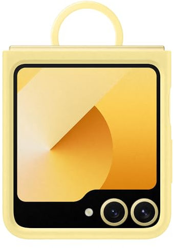 Samsung Galaxy Official Silicone Case with Ring for Galaxy Z Flip6, Yellow