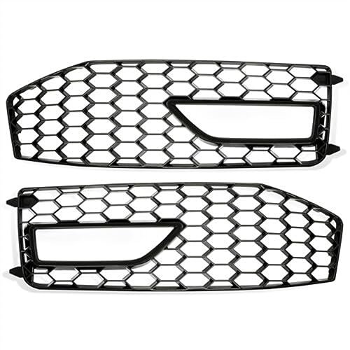2 pezzi paraurti anteriore auto griglie fendinebbia griglia a nido d'ape copertura, for Audi, for A4 B8.5 RS4 S-line 2013-2016 8K0807681L 8K0807682M Griglie anteriori