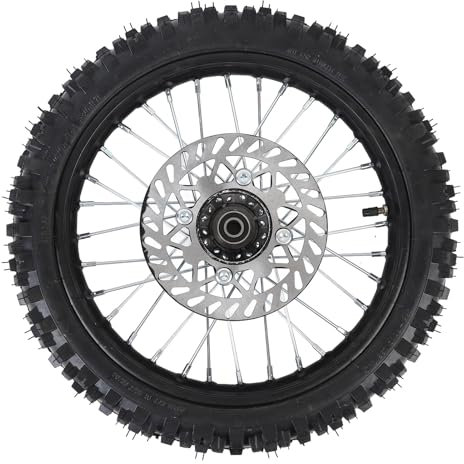 14 Zoll Dirt Bike Vorderradbaugruppe 60/100-14 2,5-14 Reifen Innenrohr mit Bremsrotor 125 140 150 160 Cm3 Pit Riders