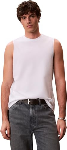 Calvin Klein Herren 30s Jersey Badge Muscle Tank Lv04rf273g Tanktop