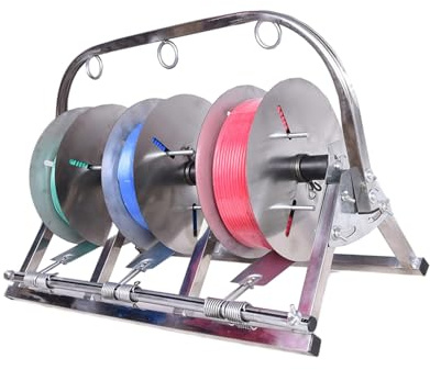 Drahtrollen-Abgabehalter, effiziente Lösung for Abgeben und Abrollen von Drähten, for eine einfache Lagerung und Abgabe in der Elektrotechnik(59x30x40cm)