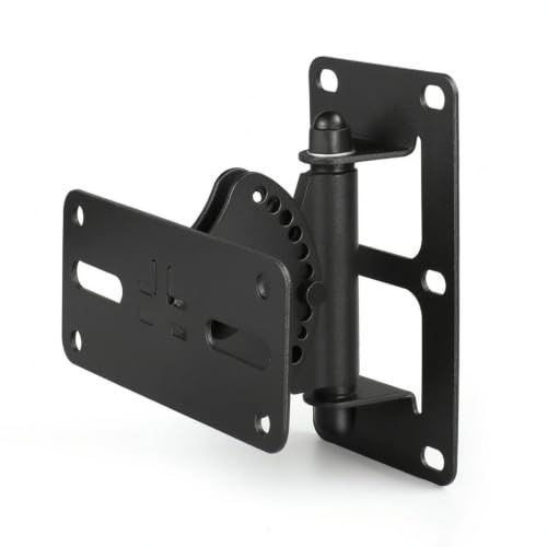 KiBcsLic Audio Equipment Stand Speaker Bracket Wall Mount Shelf Rack with Horizontal and Vertical Plates and Aiming Suitable for cinemas Music lounges Control Rooms , Horizontal Plate