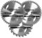 Silverline - Hartmetall-Kreissägeblätter mit 24, 40 u. 48 Zähnen, 3er-Pckg. 205 x 30, Reduzierringe: 25, 18 u. 16 mm (408979)