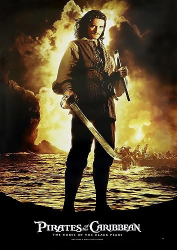 Close Up Fluch der Karibik Poster Orlando Bloom mit Schwert (68,5cm x 98cm)