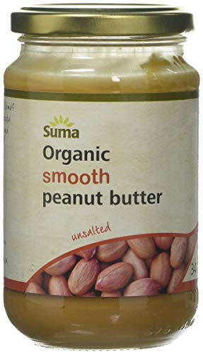 Suma Organic Smooth No Salt Peanut Butter 340 g (Pack of 6)