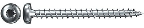 Fischer Power-Fast, 4,5 x 20, HalbrundkopfVG TX, verzinkt, blau, 652781, 200 Stück