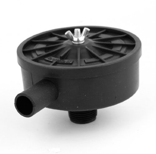 Sourcingmap a13032600ux0846 Silenziatore per Compressore d'Aria, Plastica, Nero