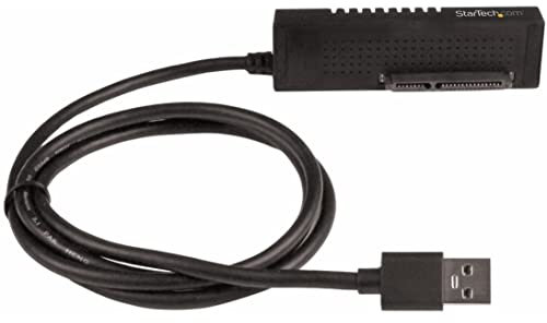 StarTech.com USB to SATA Adapter Cable - 2.5in and 3.5in Drives - USB 3.1 - 10Gbps - External Hard Drive Cable - Hard Drive Adapter Cable (USB312SAT3)