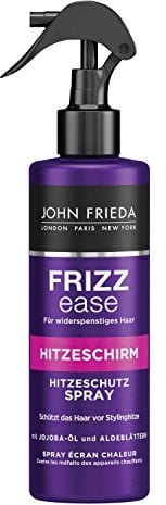 John Frieda Frizz Ease Hitzeschirm Hitzeschutz Spray mit Jojoba-Öl und Aloe-Blättern (1 x 200 ml)