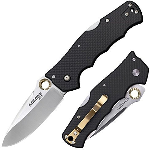 Cold Steel Golden Eye Elite Couteau Pliant en Fibre de Carbone 8,89 cm