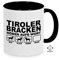 siviwonder Tasse Kaffeebecher Tiroler Bracken Hören aufs Wort Hund Hunde Fun schwarz