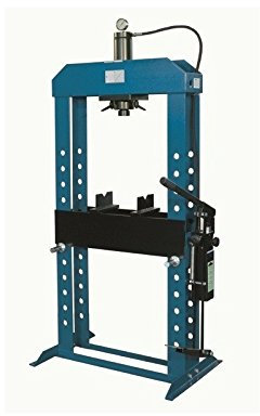 Werkstattpresse Hydraulikpresse Stand 20 t Man: Hand+Fußbetrieb Kolben beweglich Industriequalität Made in EU